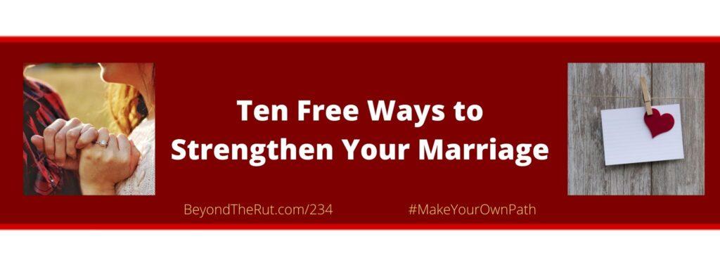 strengthen your marriage