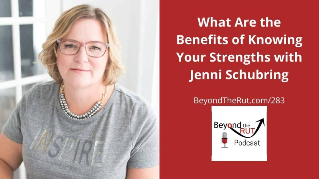 Jenni Schubring is a coach and speaker who helps people know their strengths and values to live their best life.