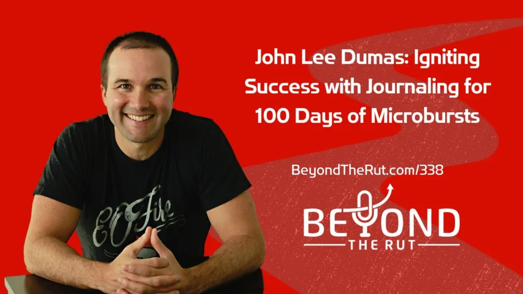 John Lee Dumas shares his 100-day journal that helps you achieve your goals through 10 ten-day microsprints.