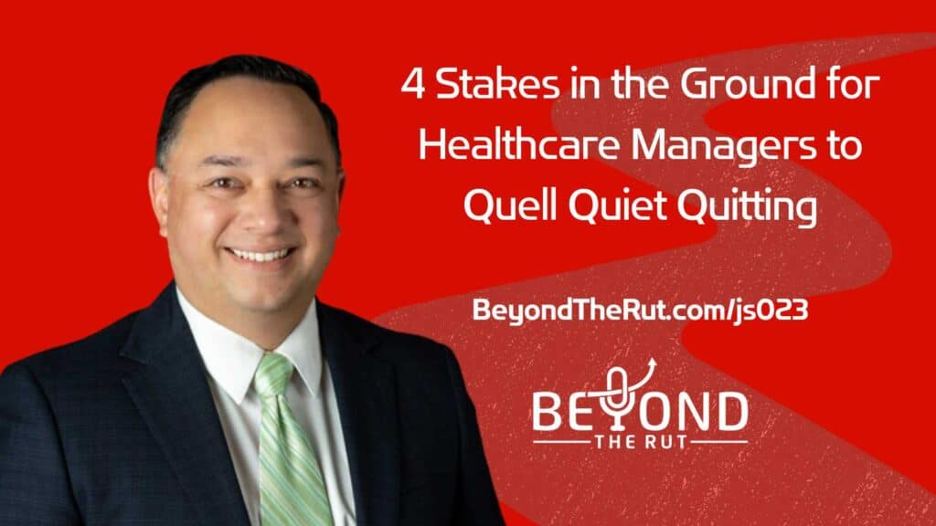 Jerry is sharing four powerful tips to help healthcare managers quell quiet quitting making for safer patient outcomes, less nurse turnover and more.
