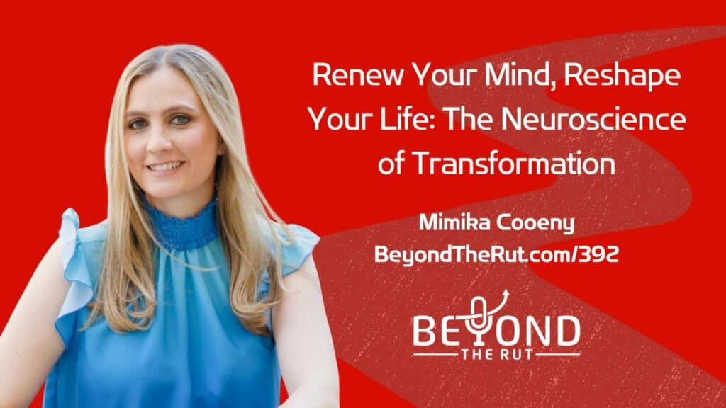 Mimika Cooney offers the solution to break free from a negative mindset, renew your mind, and achieve personal growth and positive change in your life.