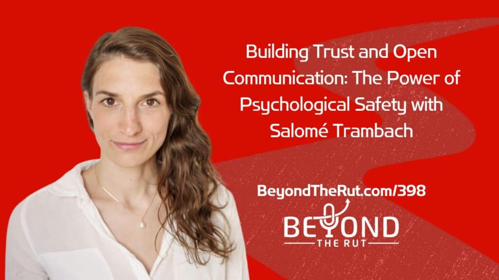 Salomé Trambach is a leadership coach helping executives build psychological safety in the workplace for greater levels of employee engagement and performance.