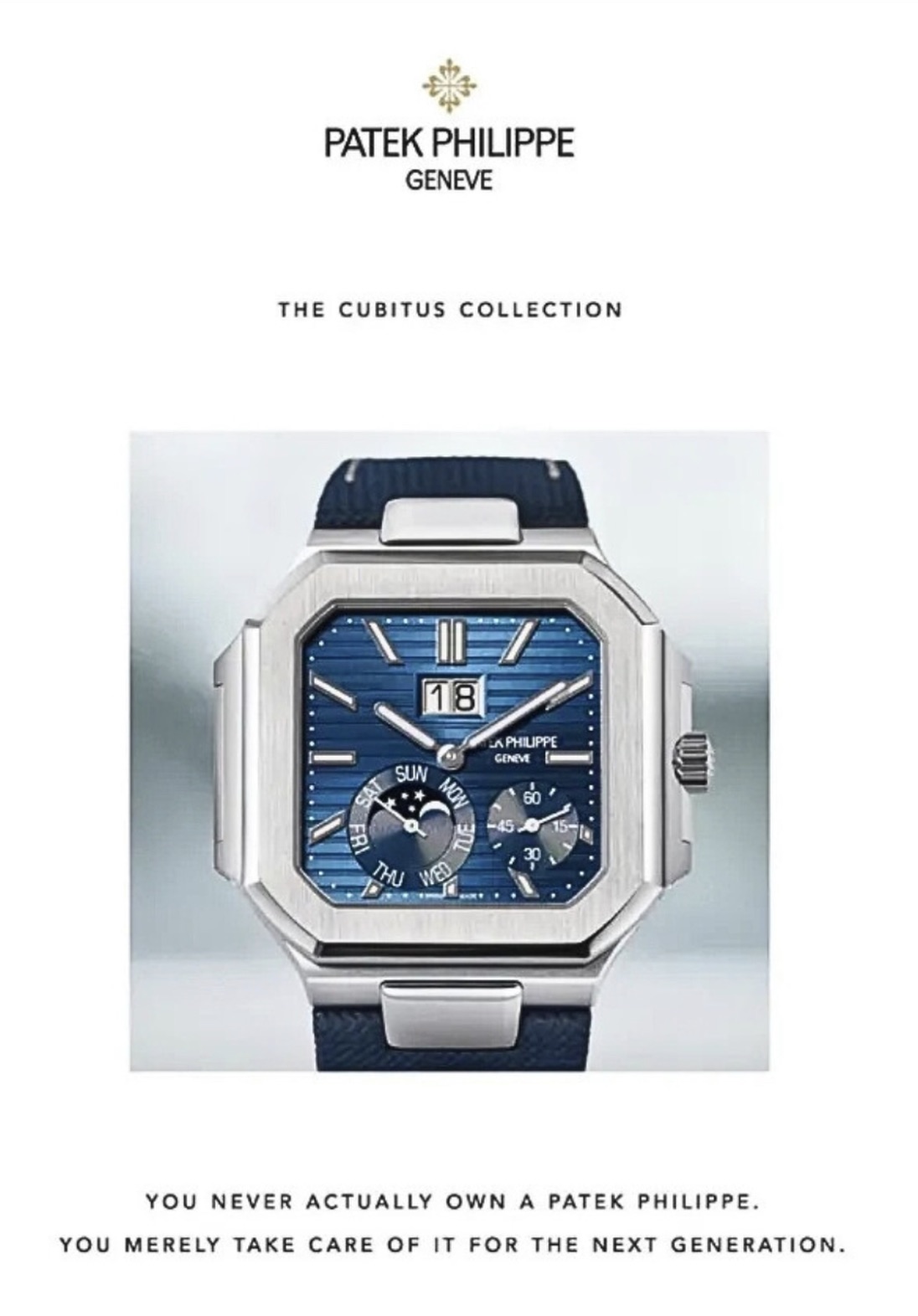 Patek Philippe Cubitus Leaked Picture From Fortune Magazine October 2024 Edition