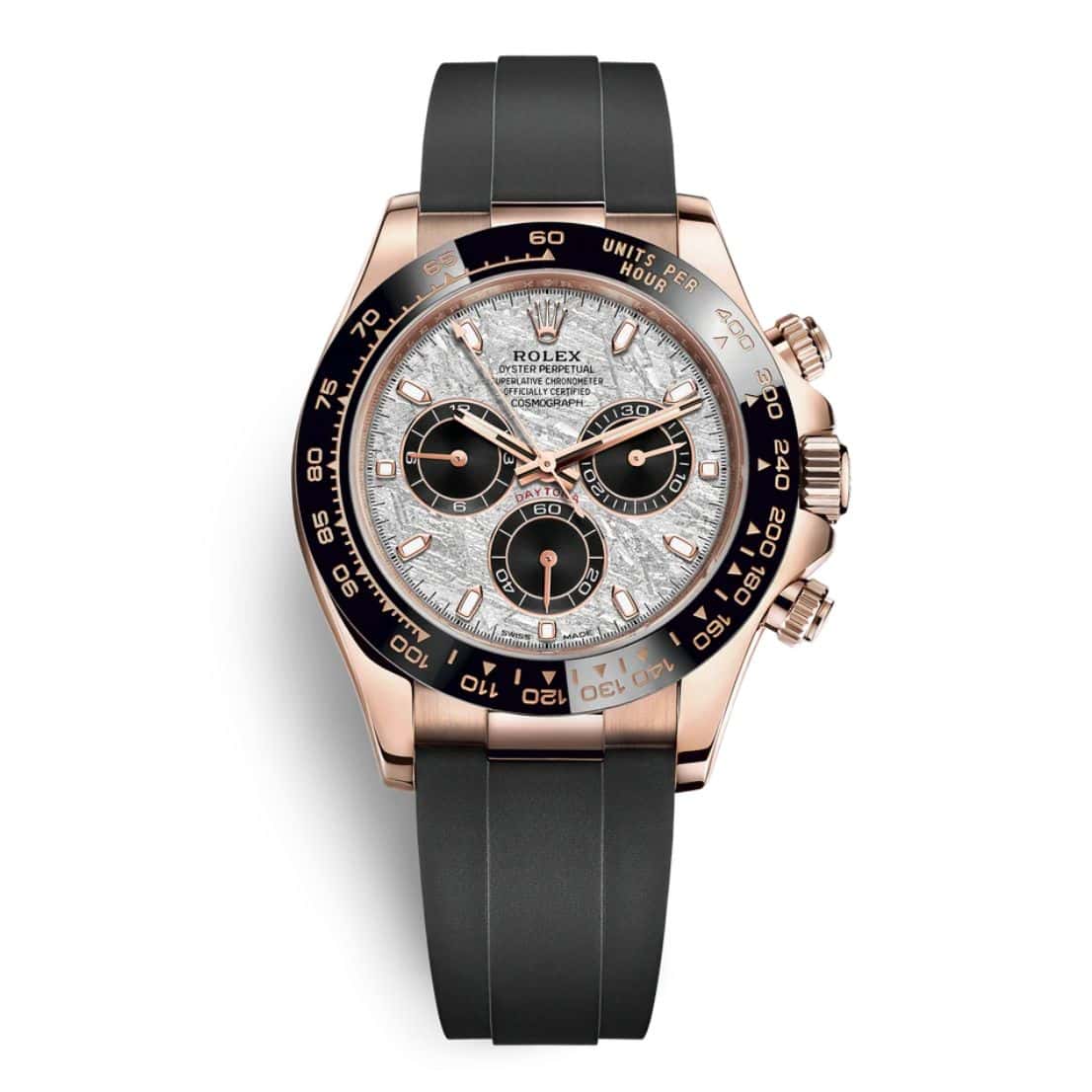 Buy Rolex Oyster Perpetual Cosmograph Daytona everose gold meteorite dial 116515LN-0055 in Dubai