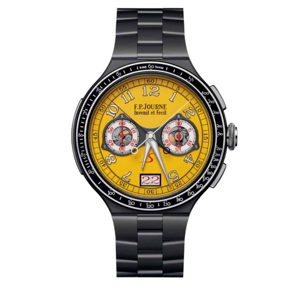 Buy F.P. Journe Linesport Collection Chronographe Rattrapante Yellow Dial in Dubai