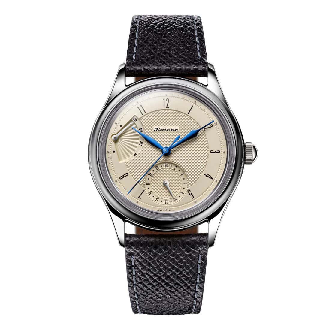 Buy Kurono Tokyo Réserve de Marche Cream Dial ‘SENSU NOS’ in Dubai