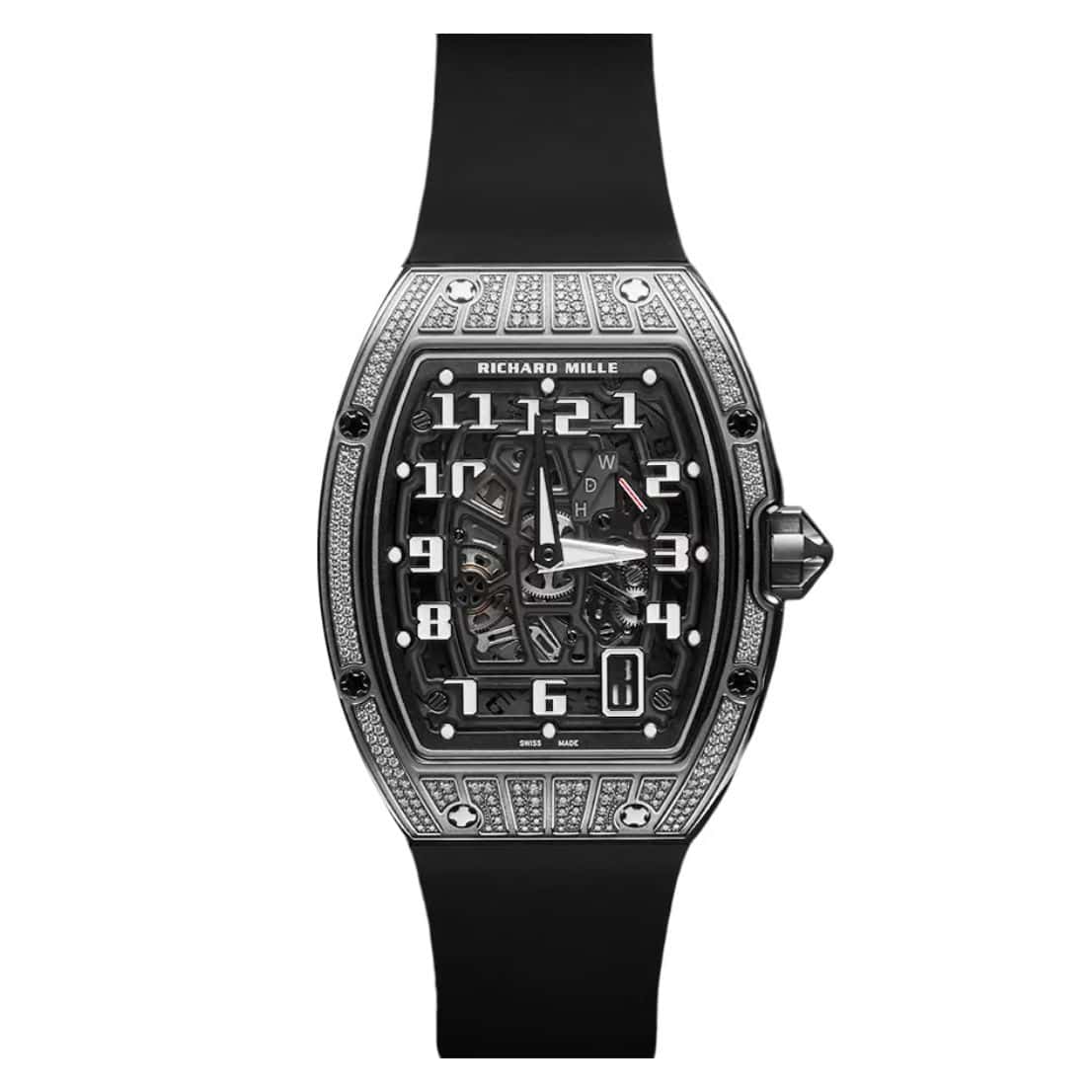 Buy Richard Mille RM 67-01 in Titanium with Factory Diamonds in Dubai