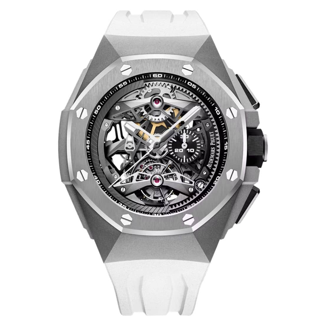 Buy Audemars Piguet Royal Oak Concept Tourbillon Chronograph Openworked 26587TI.OO.D010CA.01 in Dubai