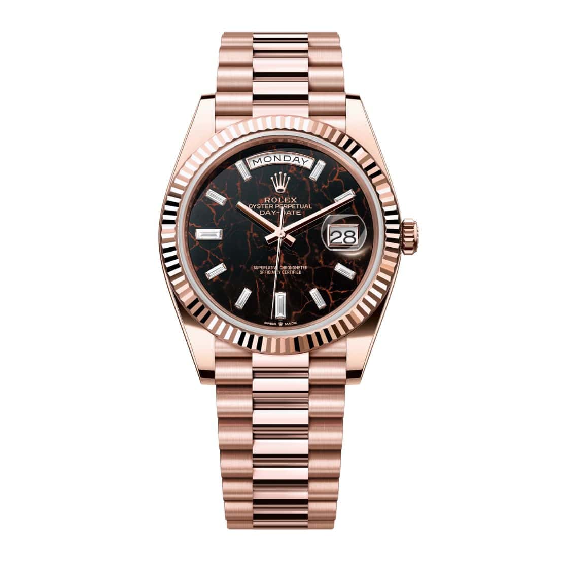 Buy Rolex Oyster Perpetual Day-Date M228235-0045 Eisenkiesel Dial in Dubai