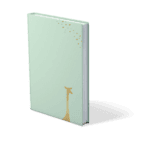 B5 Mint Journal Mindful Giraffe