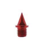 6mm Pyramid Red Carbonlite Spikes