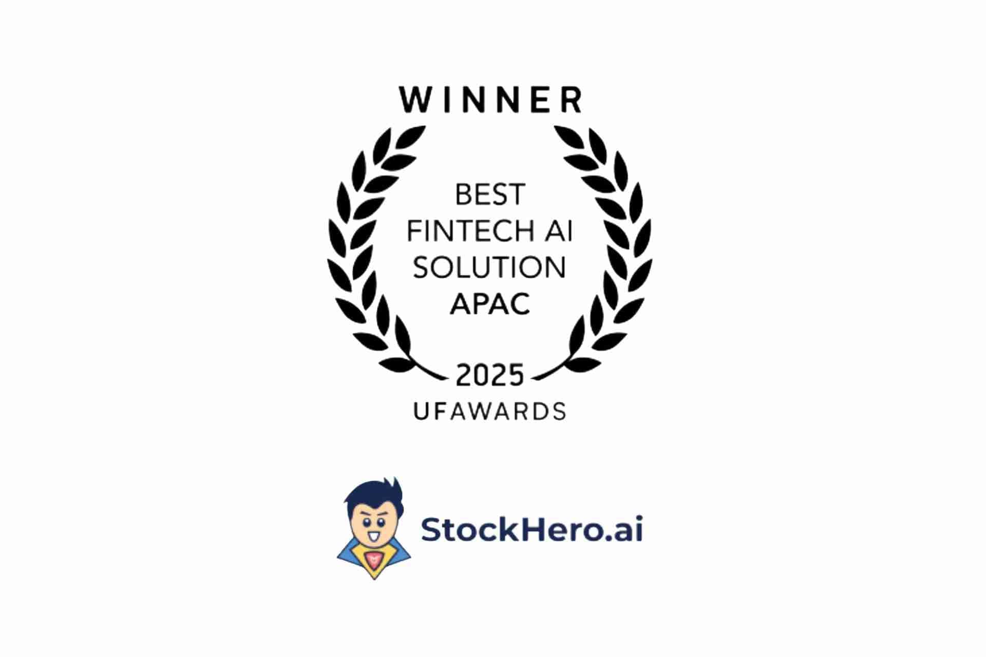 StockHero Wins Best AI Fintech Solution Award