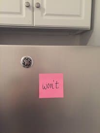 Quick American Accent Practice tip post it note