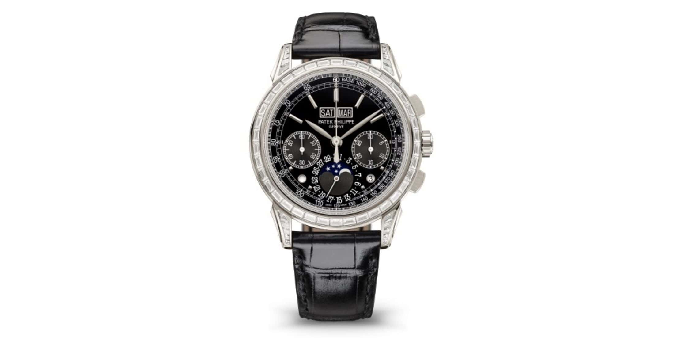 Buy Patek Philippe Grand Complications Perpetual Calender Chronogragh with Diamonds 5271P-010 in Dubai