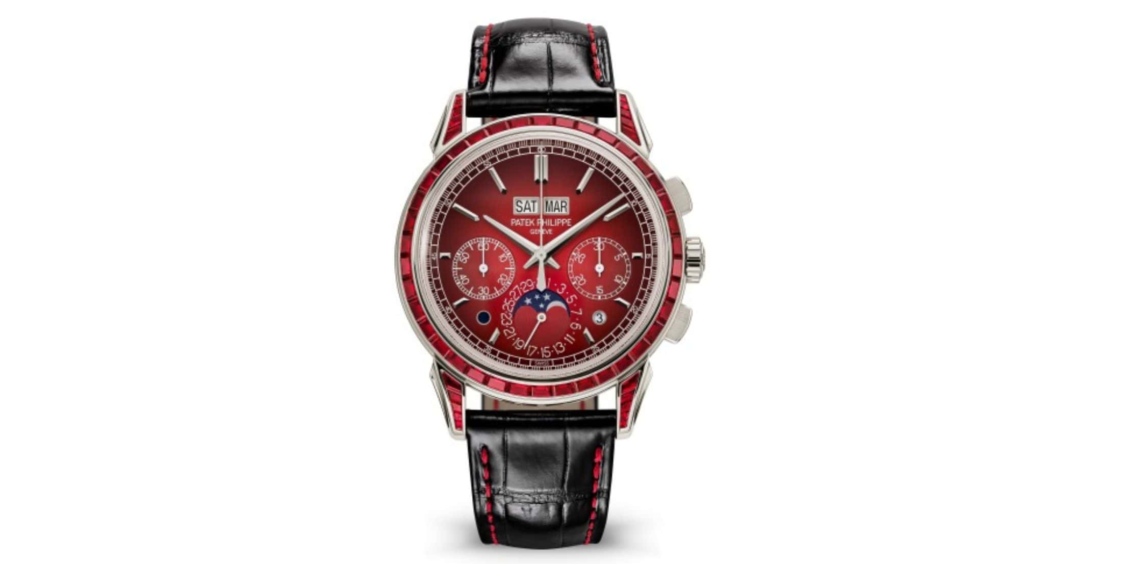 Buy Patek Philippe Grand Complications Perpetual Calender with Rubies Baguette 5271/12P-010 in Dubai