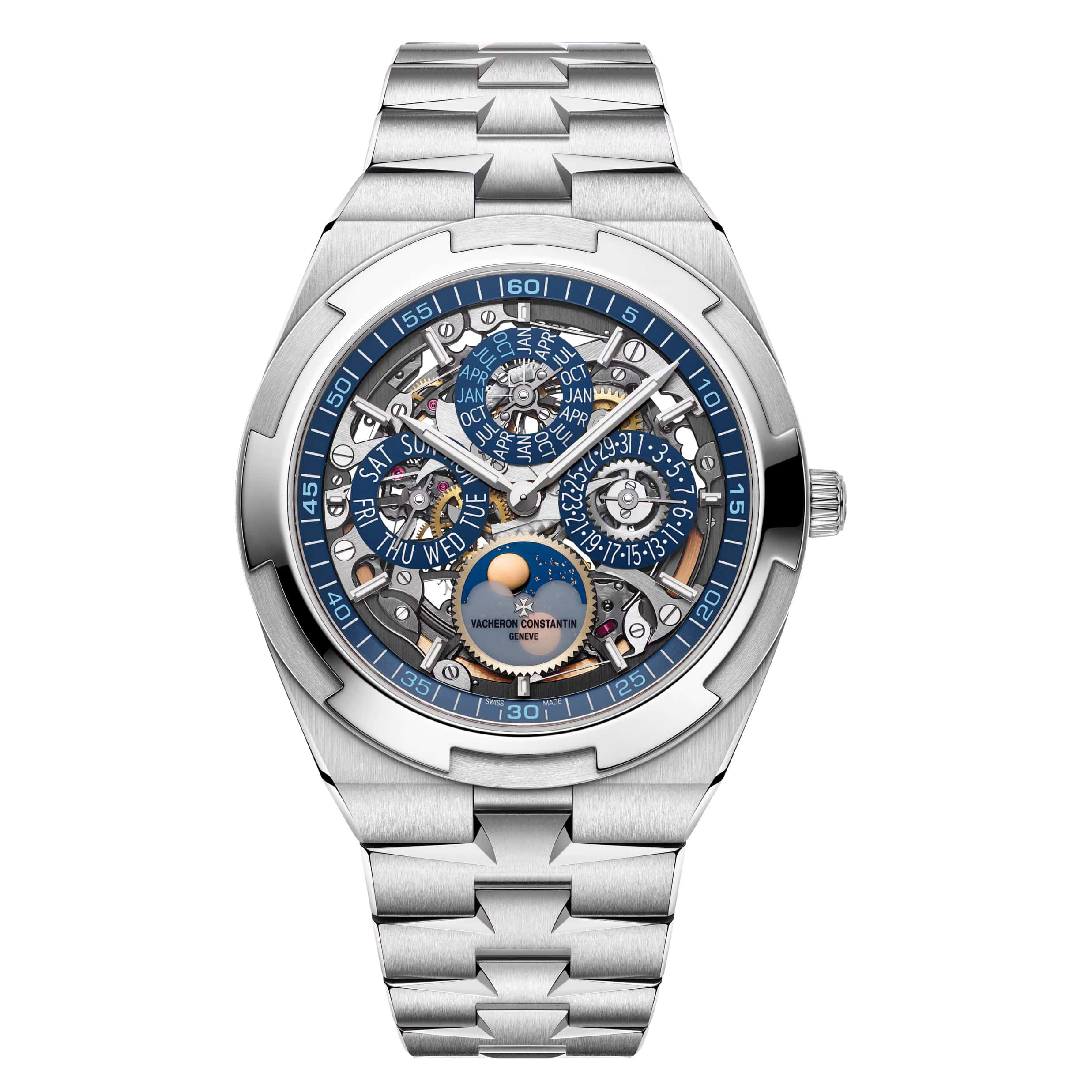 Buy Vacheron Constantin Overseas Perpetual Calendar in White Gold 4300V/120G-B946 in Dubai