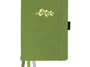 A5 Notebook Coloured Pages Olive