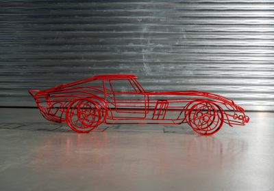 Ferrari 250 GTO Wire Sculpture