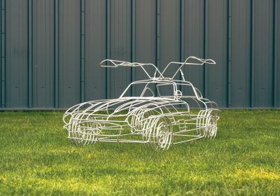 Mercedes-Benz 300SL Gullwing Wire Sculpture