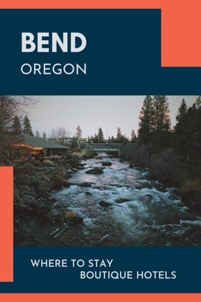 Wild river with tall trees and bridge in the background.