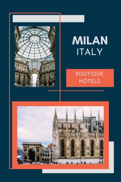 Historic buildings in Piazza del Duomo in Milan, Italy.