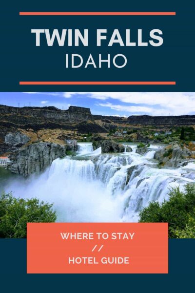 View of Shoshone Falls in Twin Falls Idaho.