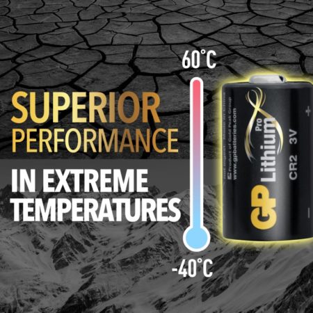 Cr2 batteri ekstreme temperaturer