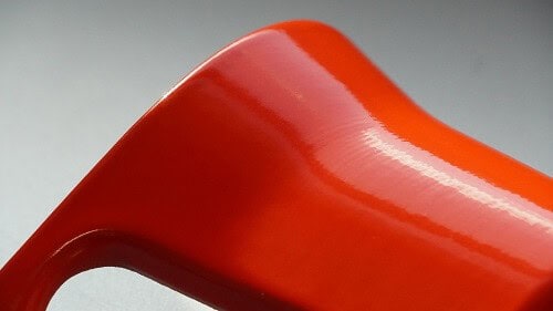 Lackiertes 3D Druck Bauteil selektives Lasersintern