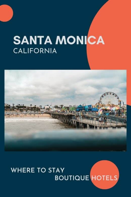 Santa Monica Beach and the amusement park on the pier