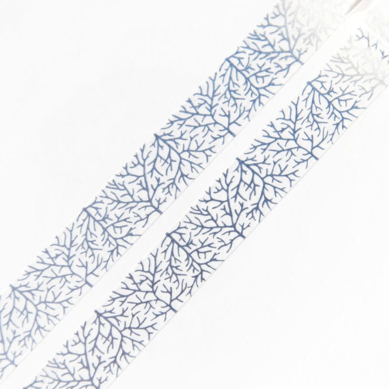 Washi Tape White Crystal Trees
