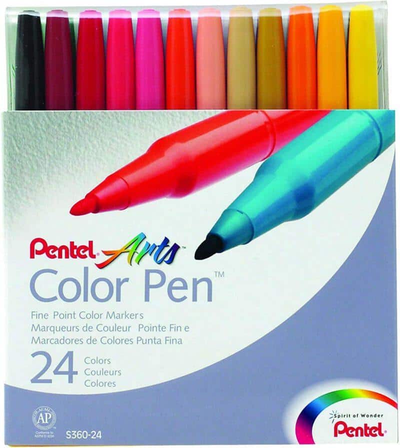 Pentel Fine Point Color Pen Set
