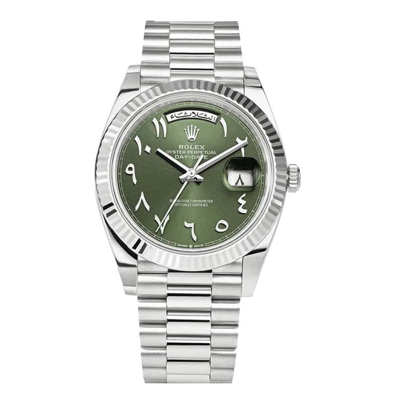 Buy Rolex Day-date Arabic Green Dial 228236-0017 in Dubai