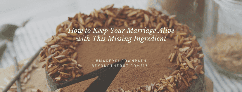 How to keep your marriage alive