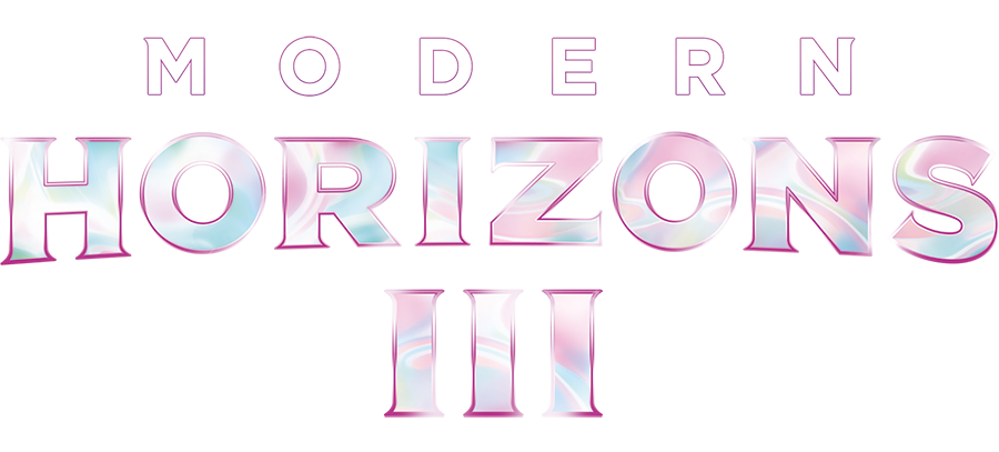 Magic the Gathering Modern Horizon's III Set logo