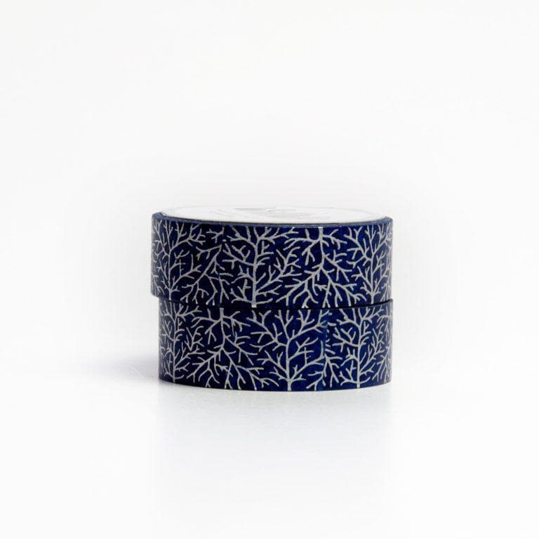 Washi Tape Blue Crystal Trees
