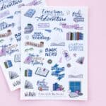 Sticker Sheet Time with my Books
