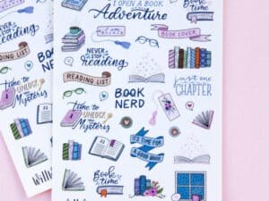 Sticker Sheet Time with my Books