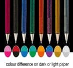 Pentel Hybrid Dual Metallic Glitter Pen