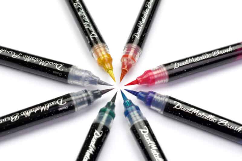 Pentel Dual Metallic Brush Pen