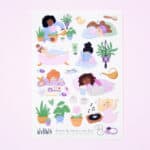 Sticker Sheet Relax and Find Your Joy
