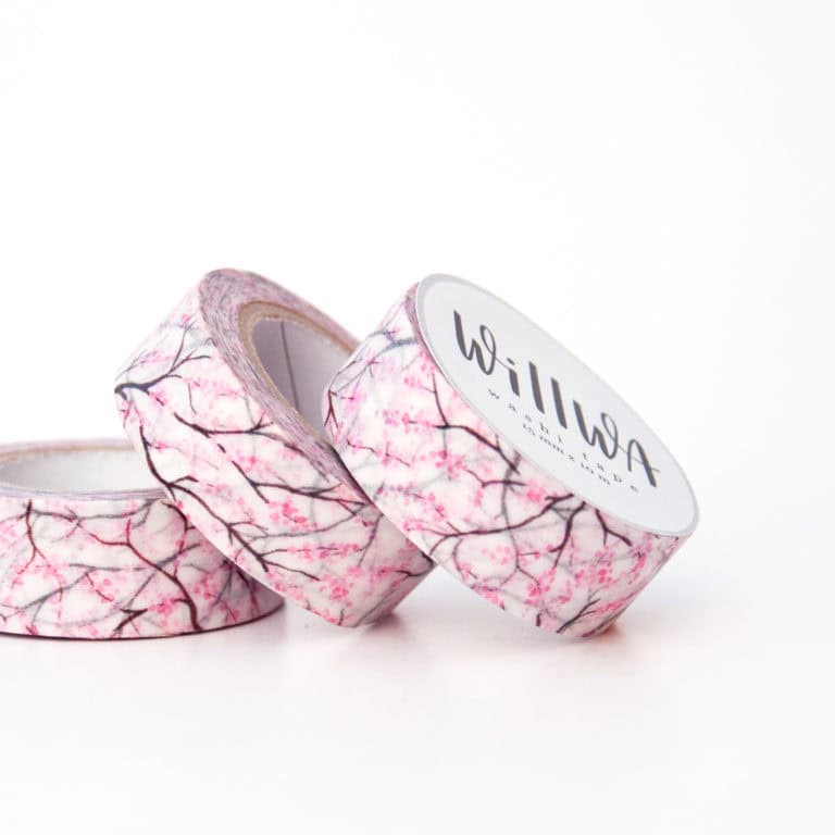 Washi Tape Cherry Blossoms