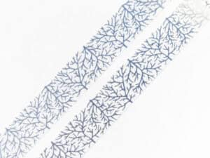 Washi Tape White Crystal Trees