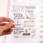 Sticker Sheet Daily Work Motivation