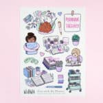 Sticker Sheet Date with My Planner