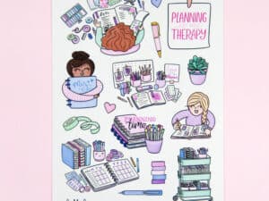 Sticker Sheet Date with My Planner