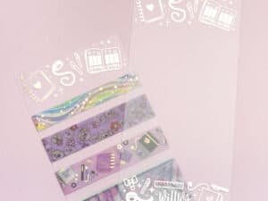 Washi Card Gold Foil Stationery