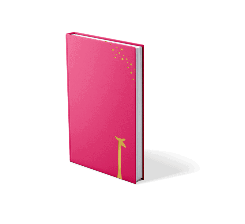 B5 Fuschia Journal Mindful Giraffe
