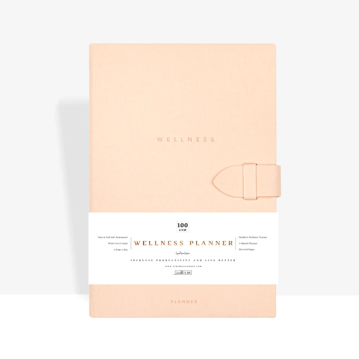 Peach Wellness Planner notebook giveaway