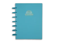 A5 Discbound Notebook Shuffle BLUE