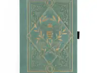 A5 Keeper of the Bees in Soft Teal: Dot Grid